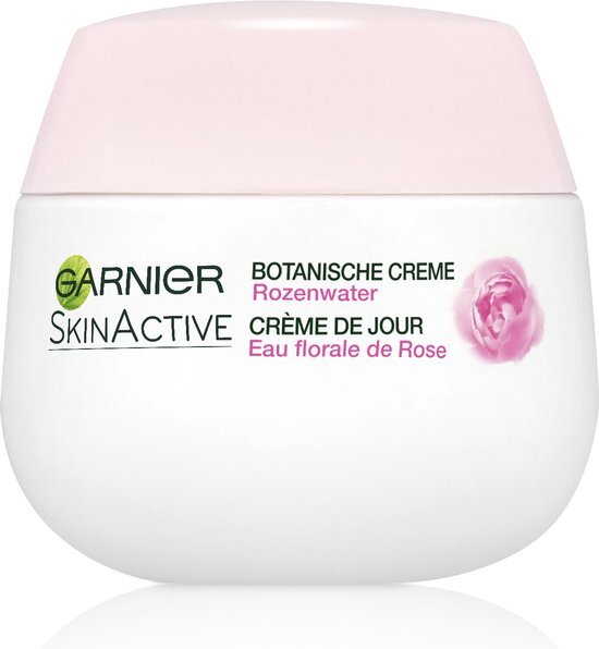 Garnier Skinactive Face Botanische dagcrème met Rozenwater Droge en Gevoelige Huid -50ml – Dagcrème