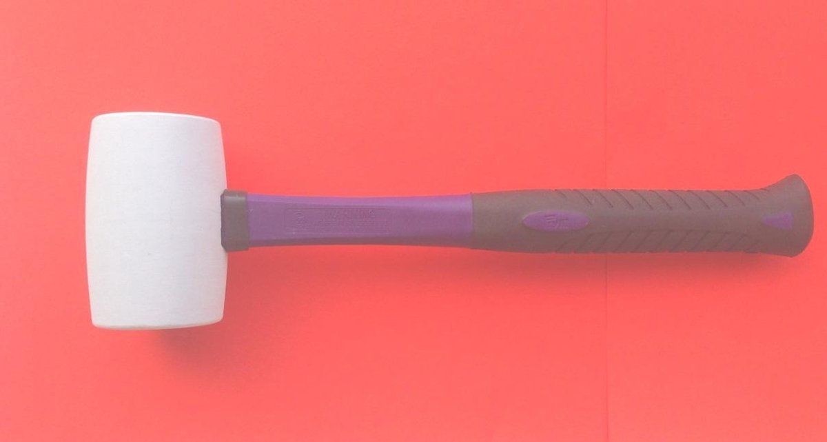 Prym Rubberen Hamer - Wit Rubber - Hobby Hamer