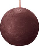 Bolsius Bolkaarsen Shine 6 st rustiek 76x190 mm velours rouge