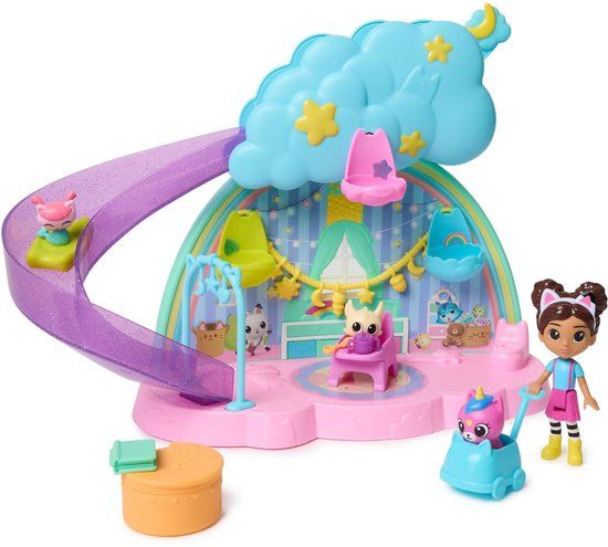 Gabby's Poppenhuis Kittendagverblijf Speelkamer Speelset