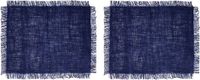 Mikasa Placemats, Set van 2 Stuks, Rechthoek, Jutte, 35 x 45 CM, Blauw
