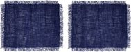 Mikasa Placemats, Set van 2 Stuks, Rechthoek, Jutte, 35 x 45 CM, Blauw