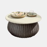 LOBERON Salontafel Tarevo grijs/zwart