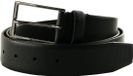 BOSS Leren Riem Carmello Belt W105 Black Zwart