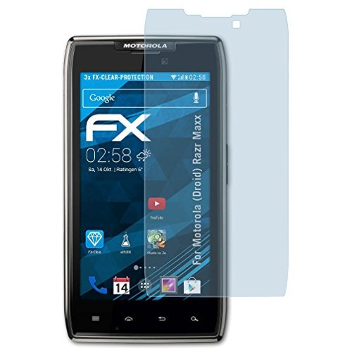 Displayschutz@FoliX atFoliX FX-Clear displaybeschermfolie voor Motorola DROID RAZR MAXX