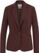 WE Fashion Dames getailleerde jersey stretch blazer - Cinnamon brown - XS