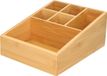 Gerimport - Make-up sorteer organizer - 6-vaks bakje - 17 x 21 x 9 cm - bamboe hout