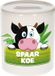 Shoppartners Bv tirelire enfant avec impression de vache - céramique - tirelires vache