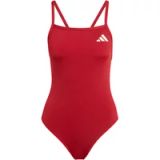 Adidas Performance Zwempak Met V-Rug En Dunne Bandjes - Dames - Rood