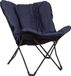 Bo-Camp Industrial Vlinderstoel Himrod L Blauw