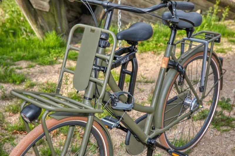 Mirage Jantje Zadel op buis - Zwart - Universeel - Inclusief Voetsteunen