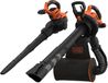 BLACK+DECKER Bladzuiger, -blazer, -hakselaar BEBLV300-QS, 3000 W, 72 liter opvangzak, bi-tube systeem
