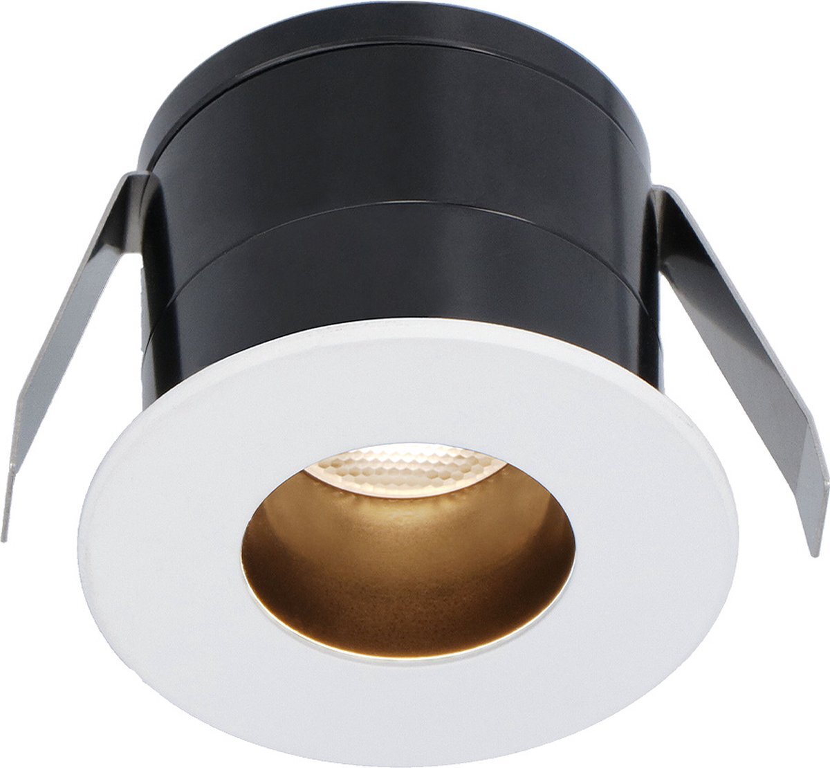 HOFTRONIC Olivia witte LED Inbouwspot - Verzonken - 12V - 3 Watt - Veranda verlichting - voor buiten - 2700K warm wit