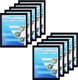 Merkloos Zelfklevende Documenthouders - Magnetische Frames - Zwart