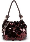 GUESS Holiday Shine Pochette Mini avondtas schoudertas wijnrood