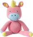 Global Affairs Gehaakte Eenhoorn Knuffel Roze Biologisch Katoen 26cm
