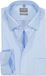 OLYMP Luxor comfort fit overhemd - popeline - blauw - Strijkvrij - Boordmaat: 47