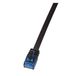 LogiLink SlimLine Cat6 U/UTP AWG32 netwerkkabel (2,00 m) zwart