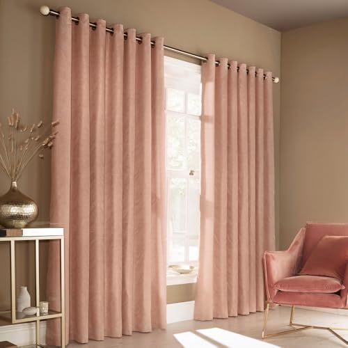 Furn HIMALAYA 168X229 R/TOP CURT BLUS, polyester, roze, 66x90 (168x229cm)