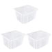 keeeper Bak emil, stapelbaar door draaien, 41 x 34,5 x 22 cm, 24 l, transparant, 3 stuks