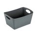 Koziol Boxxx M panier de rangement rectangulaire cellulose, plastique gris