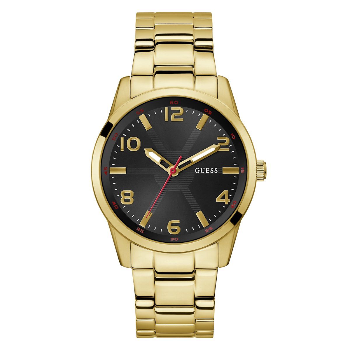 Guess Monte GW0804G3 Horloge - Staal - Goudkleurig - Ø 42 mm