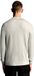 Lyle & Scott Pique Pull Col Montant Gris Clair Chiné Taille : XL