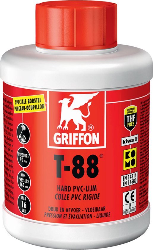 GRIFFON T-88 500 ml Voor het lijmen en kitten van PVC