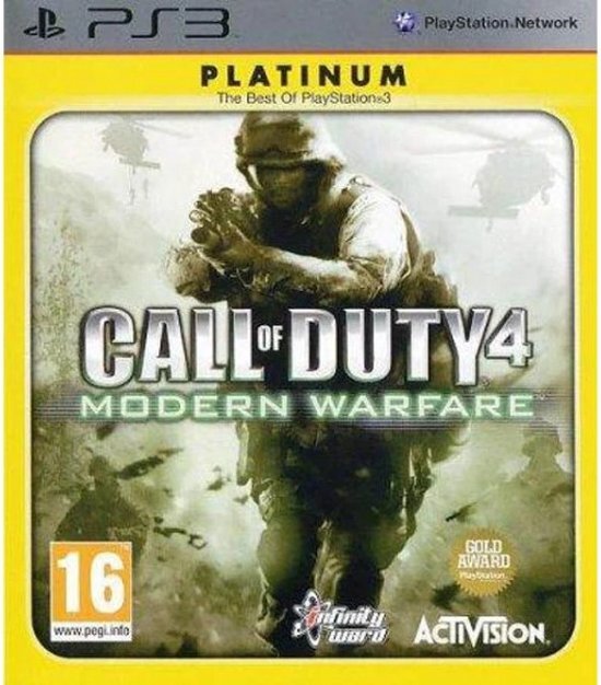 Activision Call of Duty 4: Modern Warfare - Platinum Edition PlayStation 3