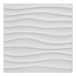 Art3d Lot de 12 panneaux muraux en PVC pour la décoration intérieure, carreaux muraux 3D texturés blancs, 50 x 50 cm