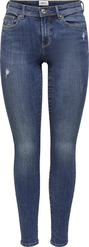 ONLY ONLWAUW LIFE MID SKINNY BJ114-3 NOOS Dames Jeans - Maat S X L32