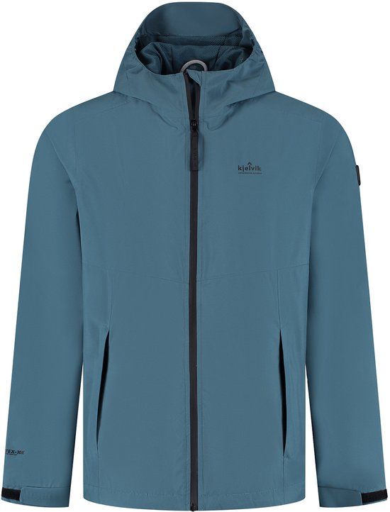 Kjelvik Outdoorjas Kiron Blauw