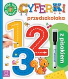 1, CYFERKI PRZEDSZKOLAKA Z PISAKIEM. PISZĘ, LICZĘ I ZMAZUJĘ