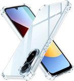 Techsuit Hoesje geschikt voor Xiaomi Redmi A7 Pro - Shockproof Silicone Back Cover - Transparant