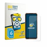BROTECT Screenprotector 6 Stuks voor Ulefone RugOne Xever 8 Beschermglas transparant