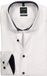 OLYMP Luxor modern fit chemise - blanc structure (contraste) - Sans repassage - Taille du col : 45