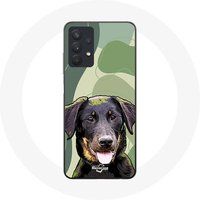 Maniacase Etui voor Samsung Galaxy A32 5G Beauceron zwart hondenras