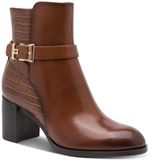 Tamaris Dames Enkellaarsje 1-25346-47 305 Cognac Leer/Synthetisch Maat 39