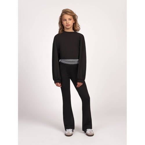NIK&NIK flared broek zwart