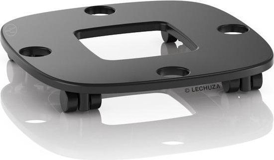 LECHUZA PILA Coaster - Plantenroller - 31x31cm - Zwart