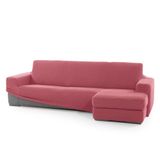 FAVERTI Overtrek voor chaise longue, kort hoekdeel rechts (voorgezien) | Model Novele | Super verstelbare chaise longue-overtrek in lichtfuchsia | kwaliteitsbescherming van jacquard-stof met