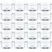 UPlama 36Pack 1 x 2 Inch Clear Glass Tealight Candle Holders, Use for Weddings Parties Dinner, Wedding Centerpieces and Home Decor