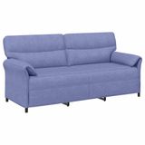vidaXL - Bank - 100% polyester - metalen frame - MDF, Multiplex