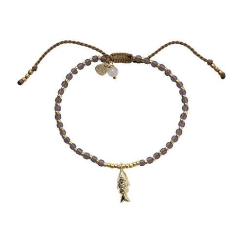 A Beautiful Story Untamed Fish Moonstone Armband