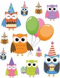 Merkloos Kinderkamer raamstickers uilen