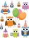 Merkloos Kinderkamer raamstickers uilen