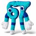 Wiztex Steal a Brain Rouge 67 Peluche - 25 cm Peluche Cerveau Italien Stofftier Cadeau - Jouet de collection inspiré du jeu