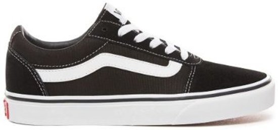 Vans - Ward - Skate laag - Dames - Maat 42 - Zwart;Zwarte - Black Suede/White Canvas