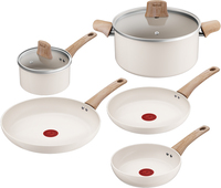 Tefal Cera Bright ON - 5-delige Pannenset - Beige - Keramisch - Inductie