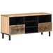 Meuble TV 100x33x46 cm bois de manguier massif
